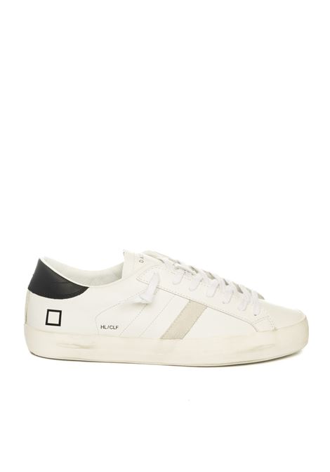 White/black hill low sneaker D.A.T.E. | HILL LOW UCALF-WHI/BLACK